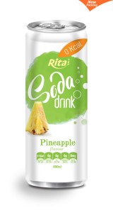 330ml Soda drink Pineapple Flavour 330ml Soda drink Pineapple Flavour